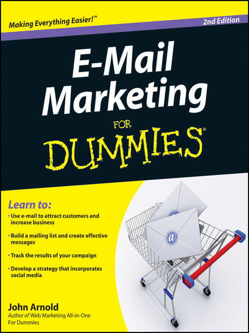 Title details for E-Mail Marketing For Dummies by John Arnold - Wait list